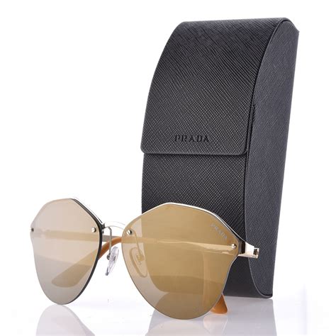 gold prada sunglasses|prada sunglasses women gold.